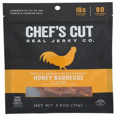 Chef's Cut Real Chicken Jerky Honey Barbeque,2.5OZ (Pack of 8) by Chef's Cut