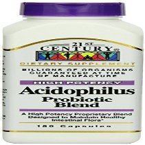 21st Century Acidophilus Probiotic Blend Capsules, 150-Count (Pack of 2) by 21st Century