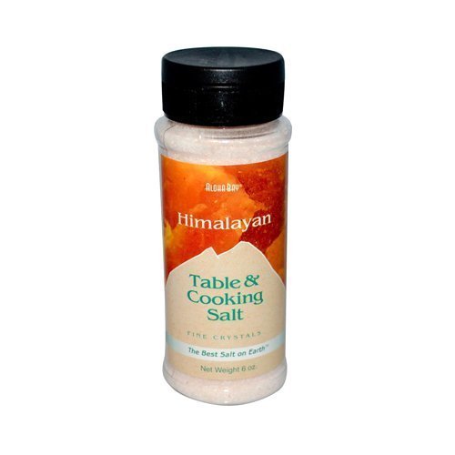 Aloha Bay Himalayan Table and Cooking Salt, Fine Crystals - 6 Oz (Pack of 24)