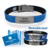 "ADRENAL INSUFFICIENCY" Sport/Slim Reversible Medical Alert ID Bracelet for Men and Women view 2