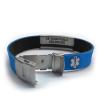 "ADRENAL INSUFFICIENCY" Sport/Slim Reversible Medical Alert ID Bracelet for Men and Women view 3