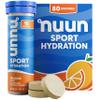 Nuun Sport Electrolyte Tablets with Magnesium, Calcium, Potassium, Chloride & Sodium, Gluten Free & Vegan, Orange, 8 Pack (80 Servings Total) view 1