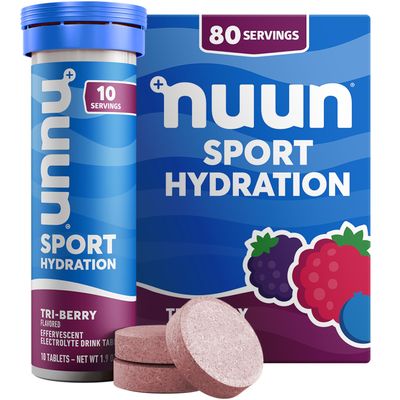 Nuun, Electrolyte Drink Tabs Tri Berry, 8 Count, 1.9 Ounce
