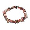 CrystalAge Rhodonite Gemstone Chip Bracelet view 1