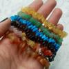 CrystalAge Rhodonite Gemstone Chip Bracelet view 2
