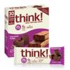 think! Protein Bars, High Protein Snacks, Gluten Free, Sugar Free Energy Bar with Whey Protein Isolate, Chocolate Fudge, Nutrition Bars without Artificial Sweeteners, 2.1 Oz (30 Count) view 1