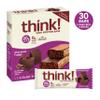 think! Protein Bars, High Protein Snacks, Gluten Free, Sugar Free Energy Bar with Whey Protein Isolate, Chocolate Fudge, Nutrition Bars without Artificial Sweeteners, 2.1 Oz (30 Count) view 4
