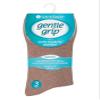 Gentle Grip - 6 Pair Pack Men's Loose Non Binding Diabetic Socks for Poor Circulation (Brown) 7-12 view 4