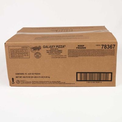 Whole Grain Round Pepperoni Pizza, 4.51 Ounce -- 72 per case.