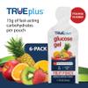 TRUEplus Glucose Gel Pouch, Fruit Punch Flavor, 15g Fast-Acting Carbohydrates Per Serving, Fat Free, Gluten Free, Raise Low Blood Sugar and Boost Energy, 6 Pack view 2