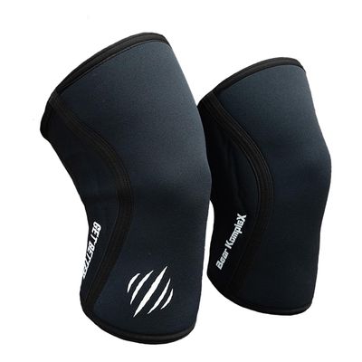 Bear KompleX Knee Sleeves for Men & Women - 7mm Compression & Heat Retention Neoprene Compression Knee Brace for Weightlifting, Squats & Powerlifting