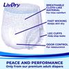 LivDry Adult XL Incontinence Underwear, Overnight Comfort Absorbency, Leak Protection, X-Large, 48-Pack view 3