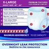 LivDry Adult XL Incontinence Underwear, Overnight Comfort Absorbency, Leak Protection, X-Large, 48-Pack view 4
