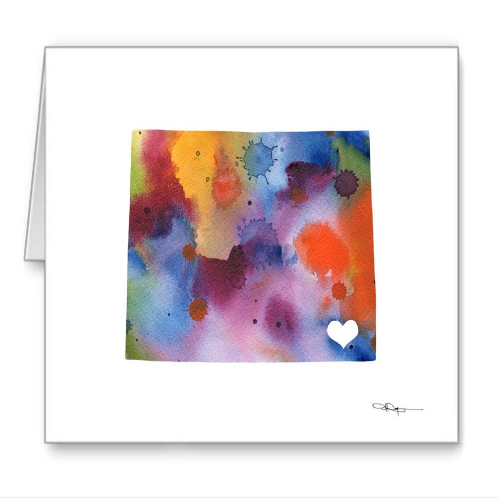 DJ Rogers Fine Art Wyoming - Set of 10 State Note Cards With Envelopes