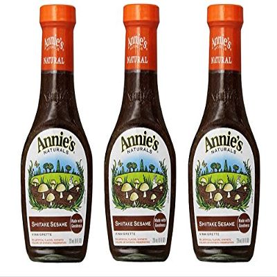 Annie`s Natural Dressing ,Shiitake Sesame ,8 Fl oz, (Pack of 3)