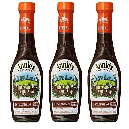 Annie`s Natural Dressing ,Shiitake Sesame ,8 Fl oz, (Pack of 3)