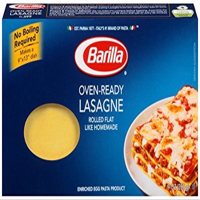 Barilla Oven-Ready Lasagne Pasta, 9 Ounce (3 Pack)