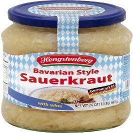 Bavarian Style Sauerkraut From Germany, 24 Ounce Jar