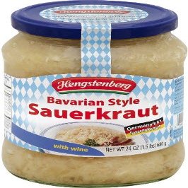 Bavarian Style Sauerkraut From Germany, 24 Ounce Jar