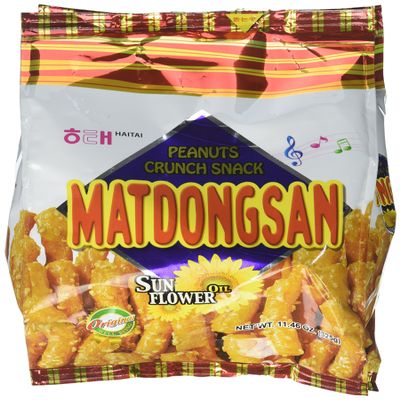 Haitai Matdongsan Peanut Crunch Snack, 11.46 Ounce