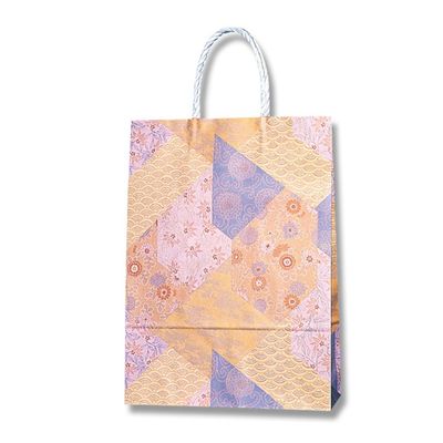 Shimojima Heiko 003155704 Smooth Paper Bags, Handles, 10.2 x 3.9 x 14.2 inches (26 x 10 x 36 cm), 25 Sheets
