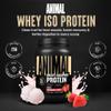 Animal Whey Isolate Protein Powder - Loaded for Pre & Post Workout Muscle Builder and Recovery with Digestive Enzymes for Men & Women - 25g Protein, Great Taste, Low Sugar - Strawberry 2 lbs view 2