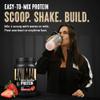 Animal Whey Isolate Protein Powder - Loaded for Pre & Post Workout Muscle Builder and Recovery with Digestive Enzymes for Men & Women - 25g Protein, Great Taste, Low Sugar - Strawberry 2 lbs view 4
