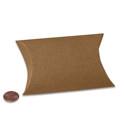 200ea - 5-7/8 X 2 X 9-3/4 Kraft Pillow Box