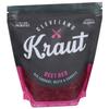 Cleveland Kraut, Naturally Fermented Beet Red Sauerkraut with Live and Raw Probiotics, 16 oz. pouch (Pack of 6) view 2