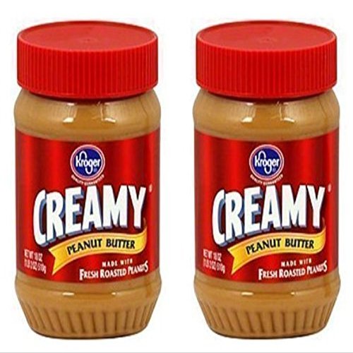 Kroger Creamy Peanut Butter 16 OZ (Pack of 2)
