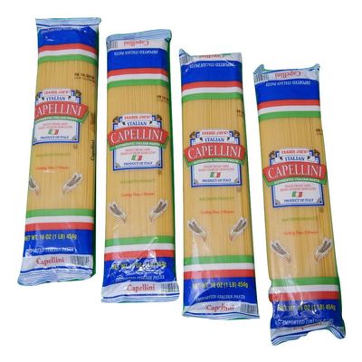 aenna Authentic Imported Italian Capellini Pasta, 1-Lb Bag (Pack of 4) c