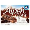 Alpen Light Bars Double Chocolate (5x19g) by Alpen view 1