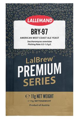 Danstar BRY-97 American West Coast Ale Yeast, 11g