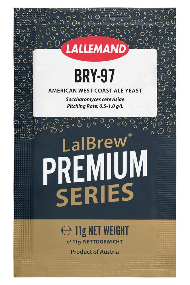Danstar BRY-97 American West Coast Ale Yeast, 11g