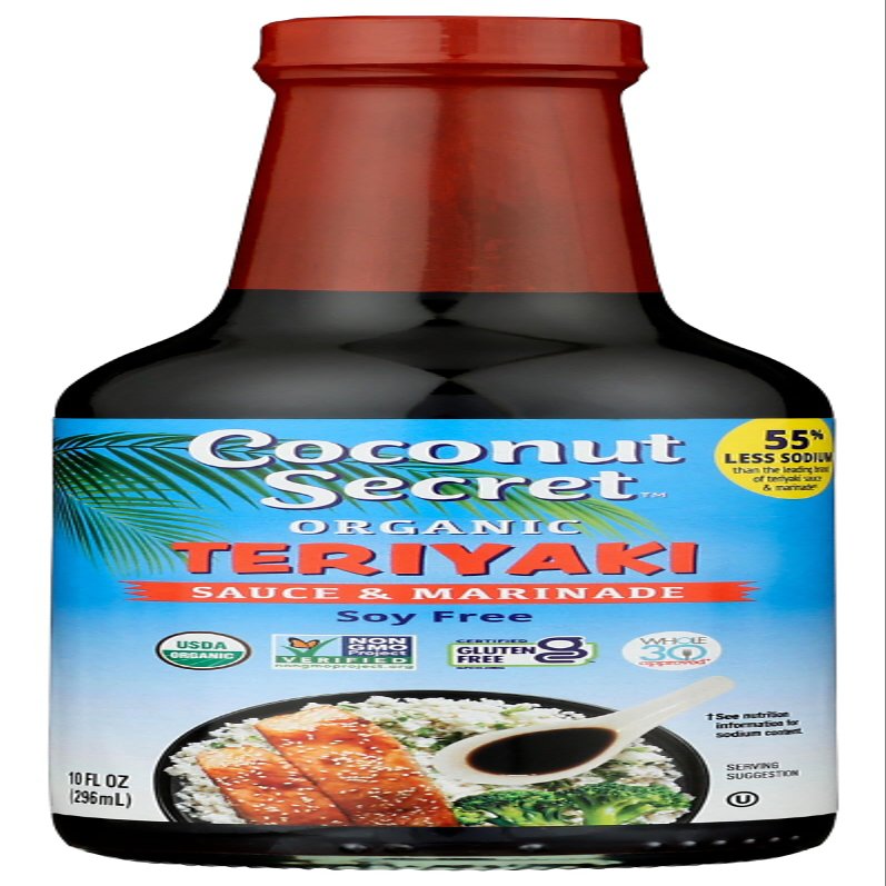 Coconut Secret Organic Coconut Teriyaki Sauce, 10 FZ
