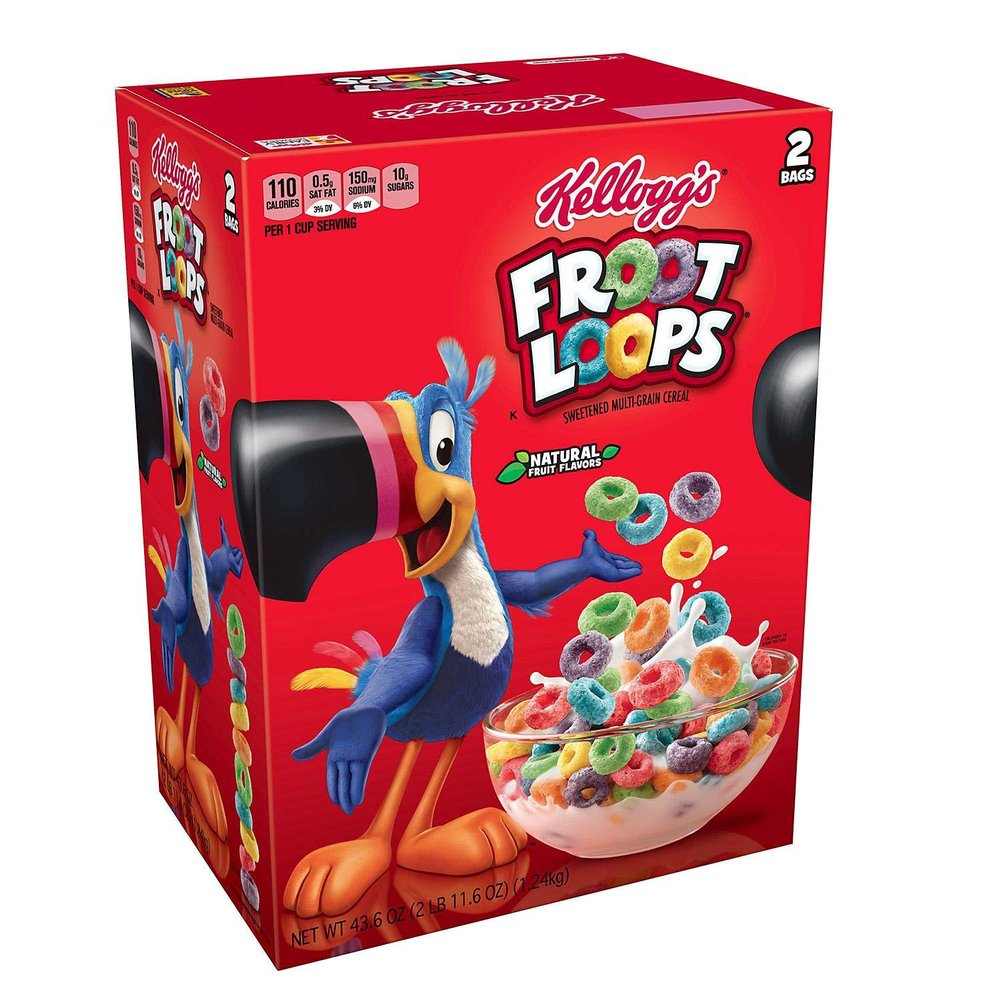 Kellogg's Froot Loops Cereal - 43.6 Ounce