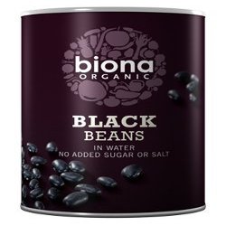 Biona Organic Black Beans in Water 400g - Pack of 6