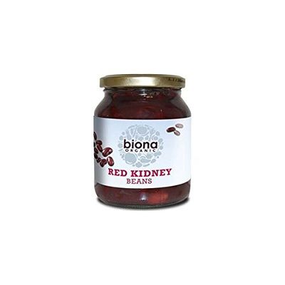 Biona Organic Kidney Beans - in Glass jars 350g-2 Pack