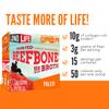 LonoLife Beef Bone Broth Powder Mix | Grass-Fed, 10g Protein | Collagen-Rich, Keto & Paleo Friendly | Natural Ingredients | 10 Single-Serve Cups view 2