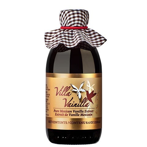 Villa Vainilla Pure Vanilla Extract - Premium Concentrated, Real, Natural, Gourmet Flavor from Mexico (8.4 Fl Oz Pure Vanilla Extract)