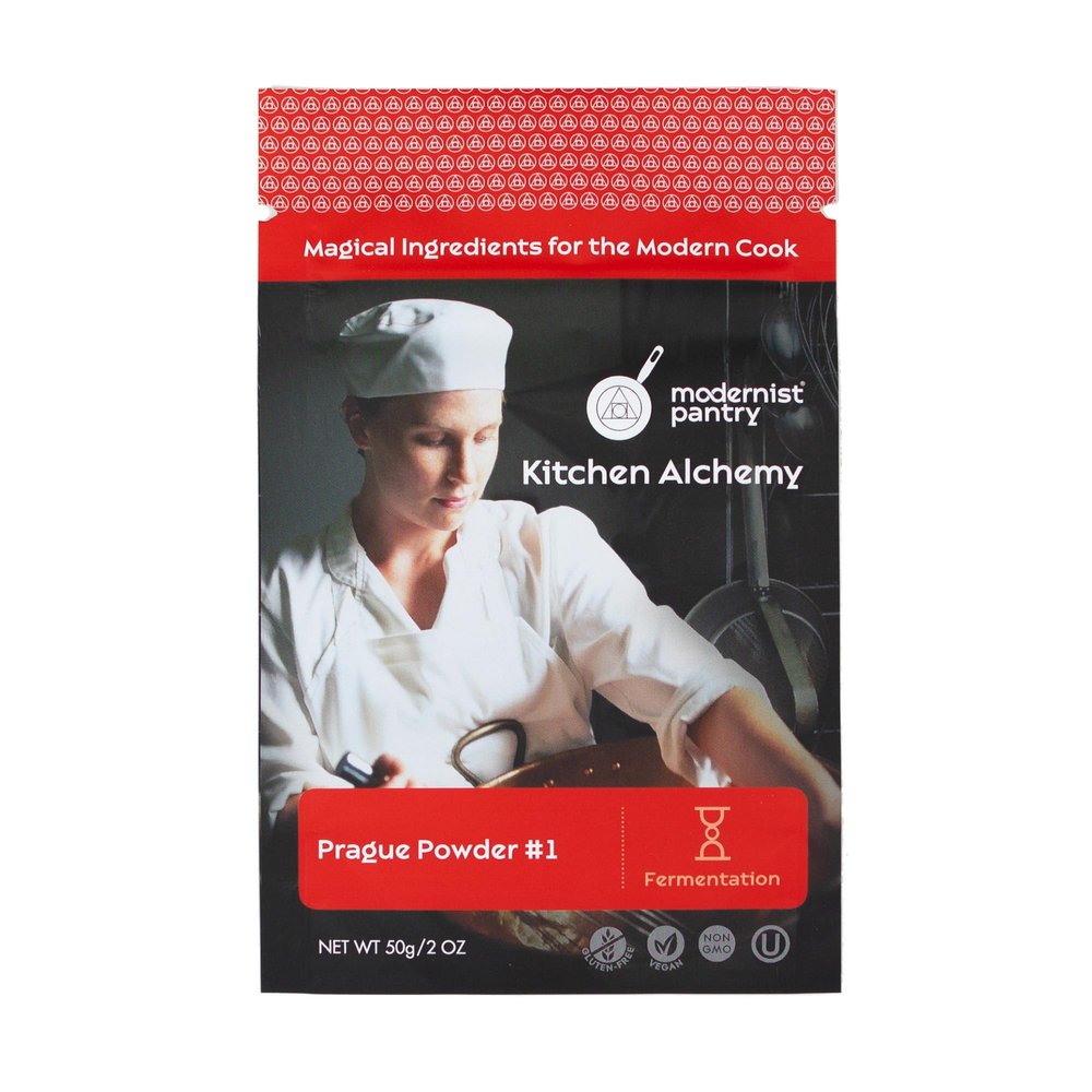 Pure Prague Powder #1 [aka Insta Cure #1, DQ Pink Curing Salt, Sel Rose]  Non-GMO Gluten-Free OU Kosher Certified - 50g/2oz