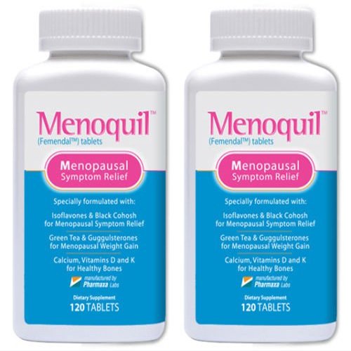 Menoquil - Menopausal Symptom Relief (120 Tablets/Bottle) (2)