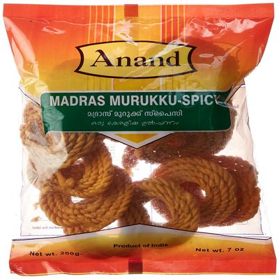 Anand, Madras Murukku (Spicy), 200 Grams(gm)