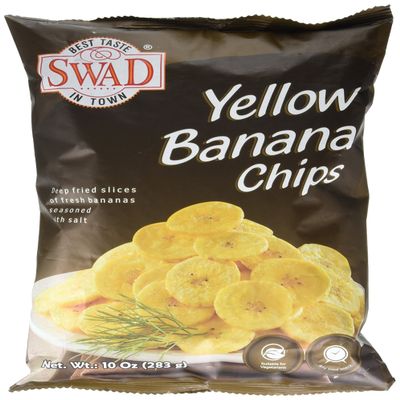 Great Bazaar Swad Banana Snacks, Yellow, 10 Ounce