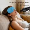 PrettyCare 3D Sleep Mask 2 Pack,Eye Mask for Side Sleeper 3D Contoured Sleeping Mask Blackout Out for Men- Blindfold Airplane with Ear Plugs, Night Masks with Travel Bag (Black&Blue) view 2