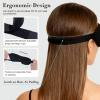 PrettyCare 3D Sleep Mask 2 Pack,Eye Mask for Side Sleeper 3D Contoured Sleeping Mask Blackout Out for Men- Blindfold Airplane with Ear Plugs, Night Masks with Travel Bag (Black&Blue) view 4