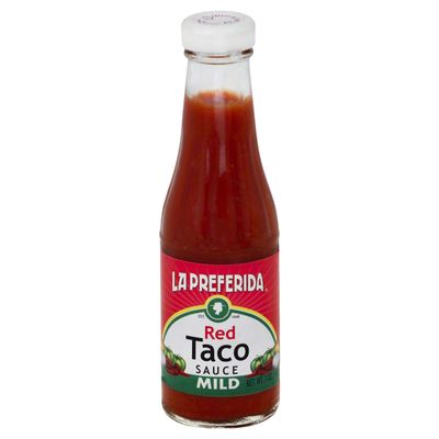 La Preferida, Salsa Taco Mild Red, 7 oz
