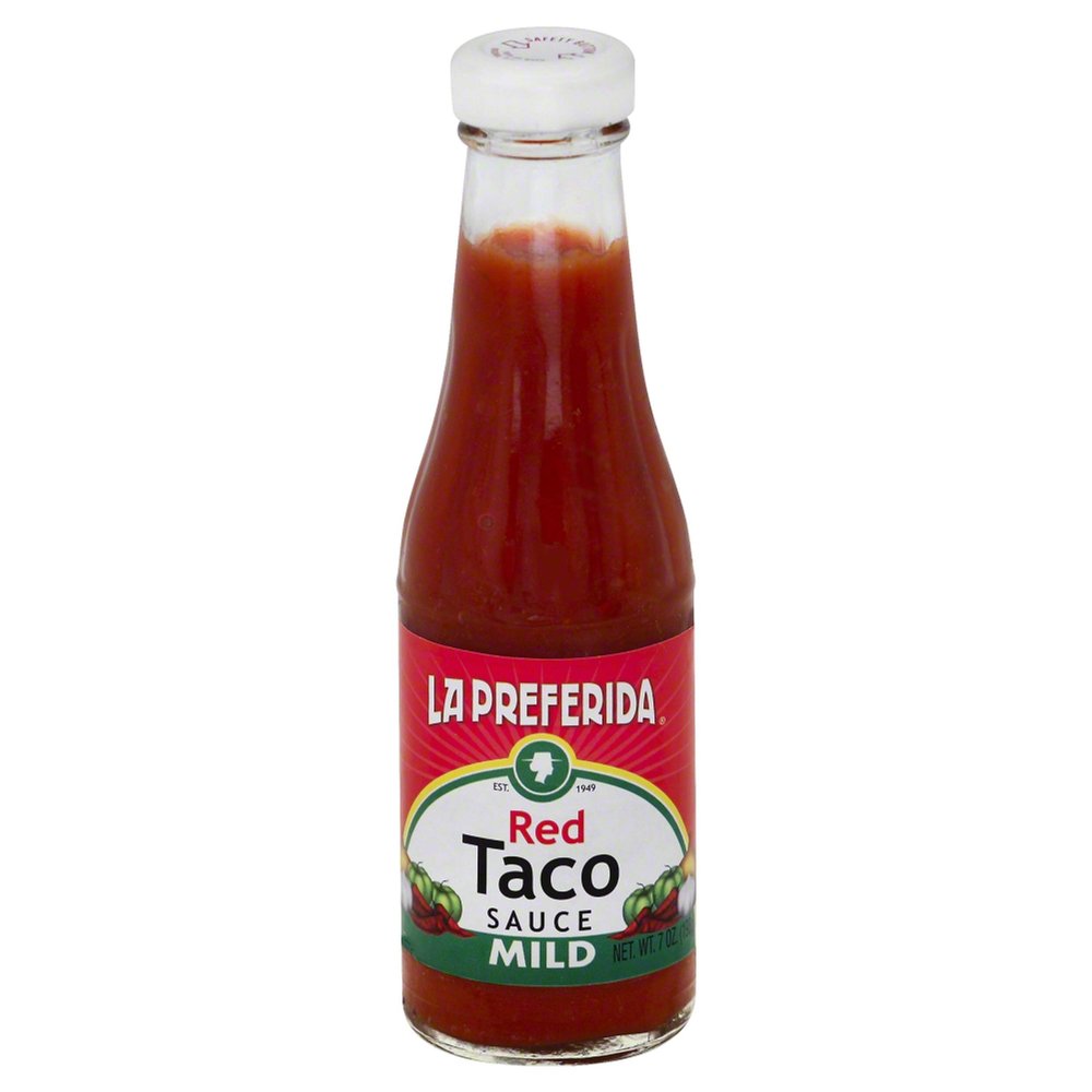 La Preferida, Salsa Taco Mild Red, 7 oz