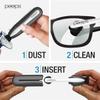 CarbonKlean Peeps Eyeglass Lens Cleaner - Efficient and Durable Carbon Microfiber Technology - Exclusively Used by NASA - 500 Uses (Injected Black) view 3