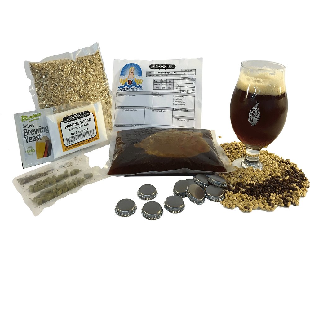 HomeBrewStuff 1 Gallon Table Top Nano-Brew Northwest IPA (Partial Mash) Recipe Kit (Without HBS Booster)